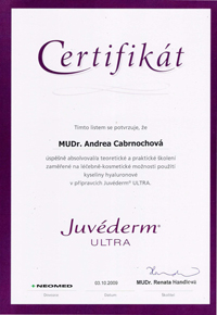 CERTIFIKT kyselina hyaluronova Neomed